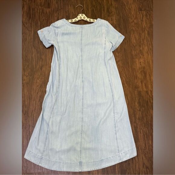 J.jill denim indigo how-low dress size MP - Picture 5 of 13